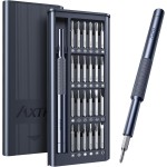 AXTH 25-in-1 Small Precision Screwdriver Set, Professional Magnetic Mini Repair Tool Kit for Phone, Computer, Watch, Laptop, Macbook, Ring Doorbell, Eyeglass, Electronic, [Bearing