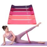 5 Piece Exercise Resistance Bands, Latex Loop Set. For Strength Training, Home & Travel