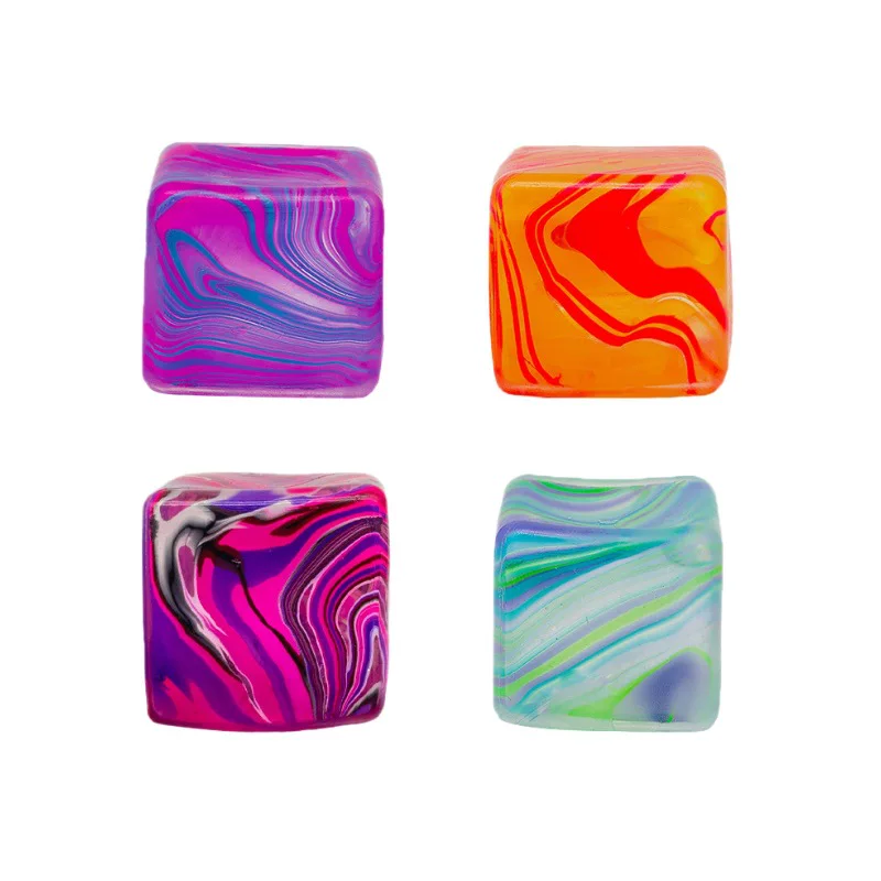 New style ripple ice cube maltose decompression toy, square cube maltose, fun to squeeze