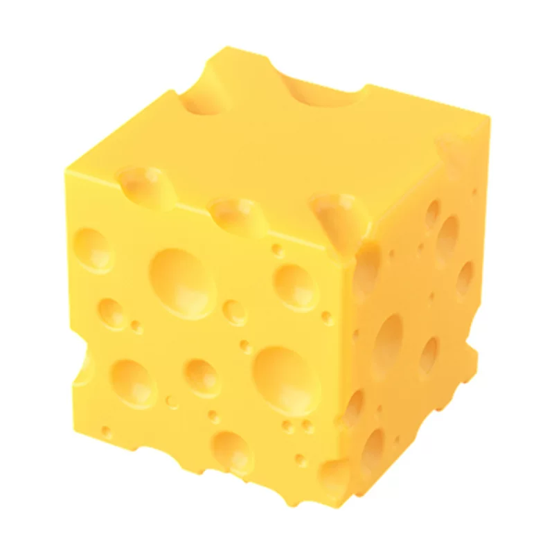 5cm Cheese and Cream Squeeze Toy, Small Size, Quickly Bounces Back, Flour-based Stress Relief Toy, Wonderful Tool for Venting