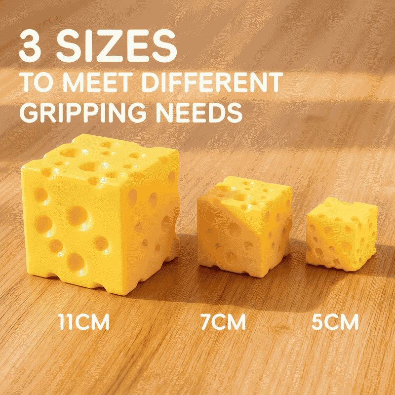 5cm Cheese and Cream Squeeze Toy, Small Size, Quickly Bounces Back, Flour-based Stress Relief Toy, Wonderful Tool for Venting