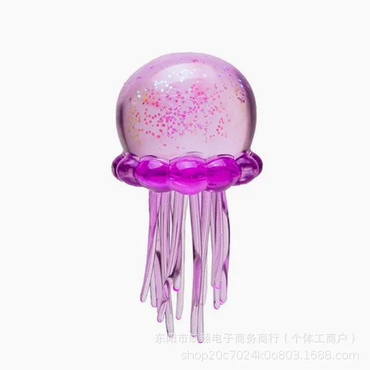 Maltose Pinch Happy Jellyfish Ice Cube Stress Relief Toy, Slow-Rebound Design for Venting