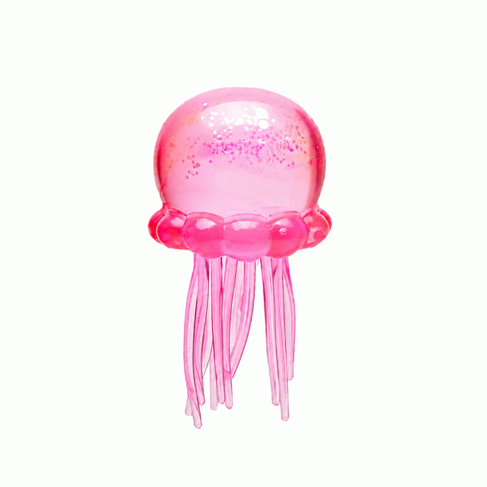 Maltose Pinch Happy Jellyfish Ice Cube Stress Relief Toy, Slow-Rebound Design for Venting