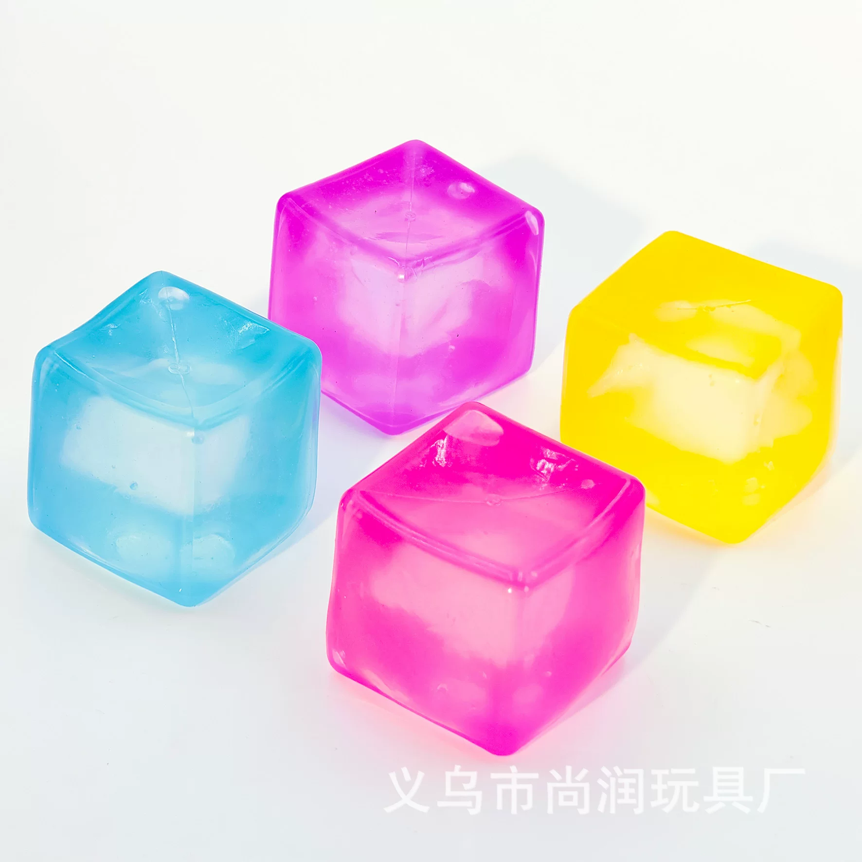 新款冰块麦芽糖减压玩具方块立方体麦芽糖捏捏乐解压