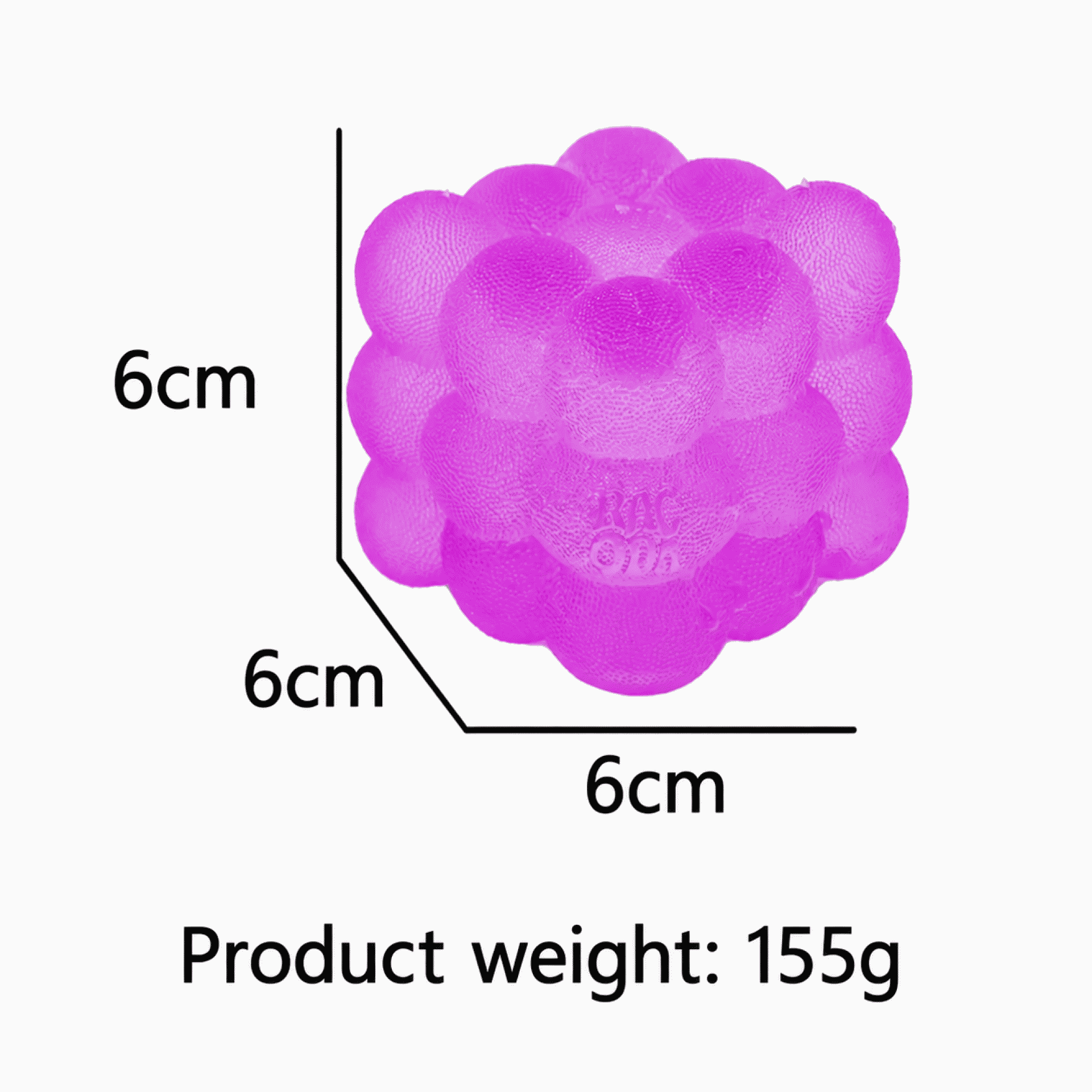 New round cube-shaped malt sugar squeeze-and-pop stress relief toy