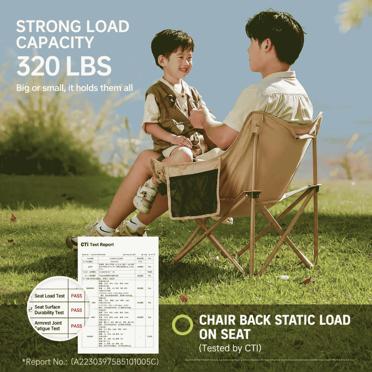Outdoor folding chairs, moon chairs, outdoor supplies, camping table and chair sets, fishing folding chairs with backrests