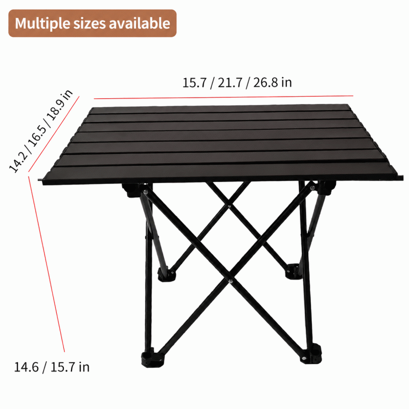 Outdoor folding table, barbecue camping table, portable storage chicken rolls table, household leisure folding table, chicken rolls table