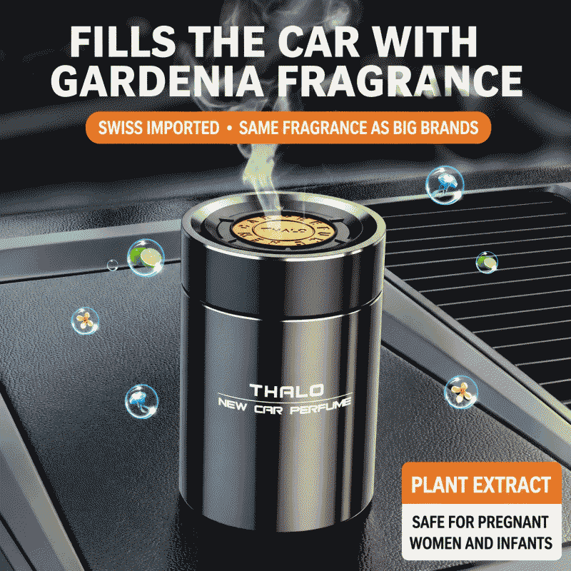 Gardenia car aroma diffuser perfume car perfume car long-lasting light fragrance odor removal solid balm men's premium