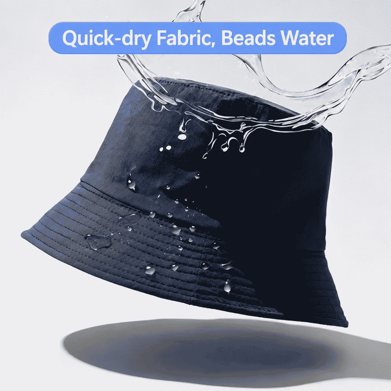 Quick-drying waterproof fisherman hat for men, windproof hat for children, outdoor climbing hat, sunscreen sunshade hat, custom-made sun hat