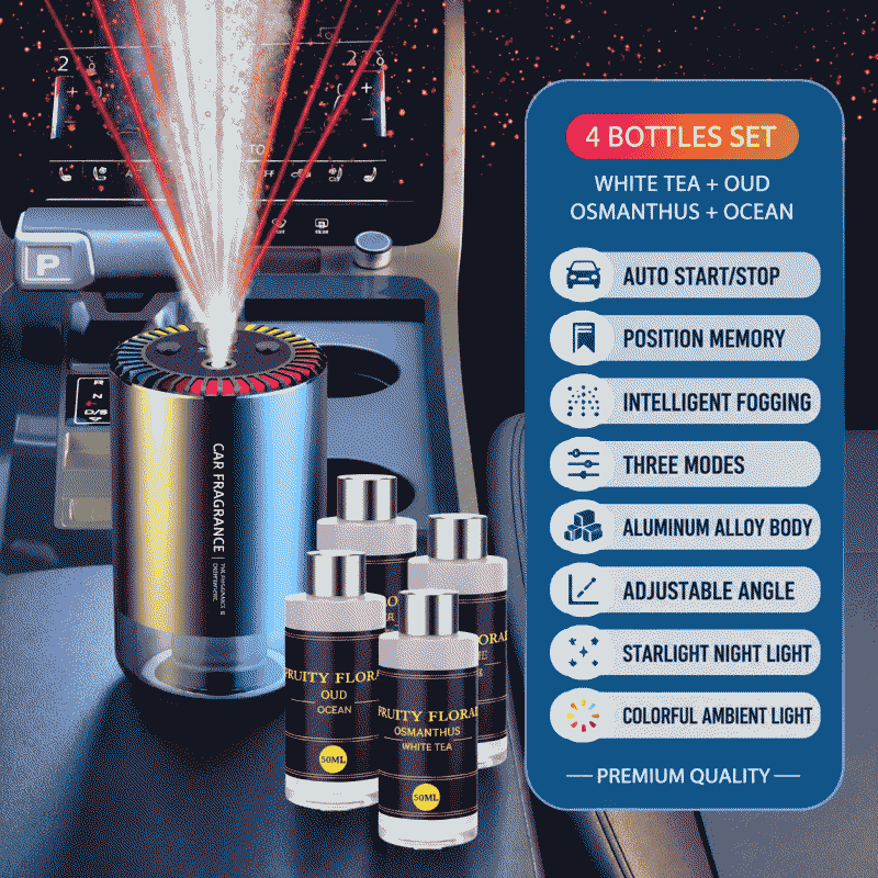 Starry Top Car Aromatherapy Perfume Ornament Auto Accessory Fragrance Automatic Spray Smart Aromatherapy Machine