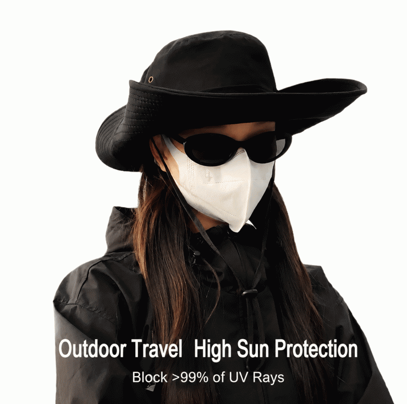 Outdoor travel camping fisherman hat summer sunscreen sunshade hat outdoor mountaineering sun hat men's fashion