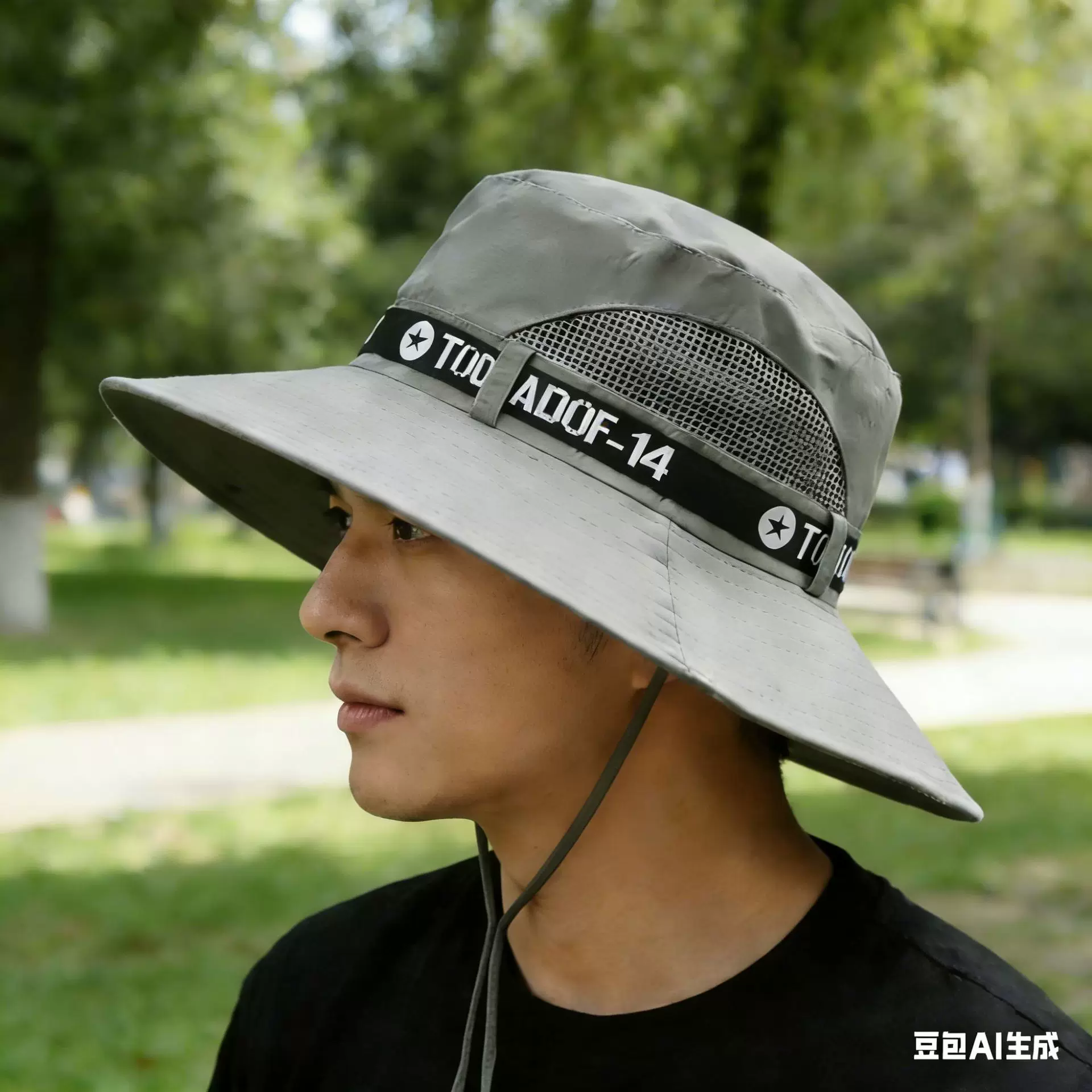 In-stock outdoor fishing sunscreen fisherman's hat, beach casual sunshade sun hat, foldable travel hat, beret