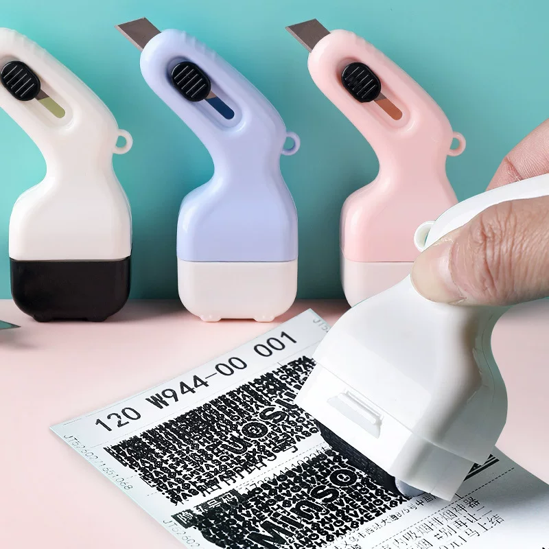 Confidential seal, express delivery receipt, scrambled code eraser, wholesale, multi-functional box cutter, cover word seal