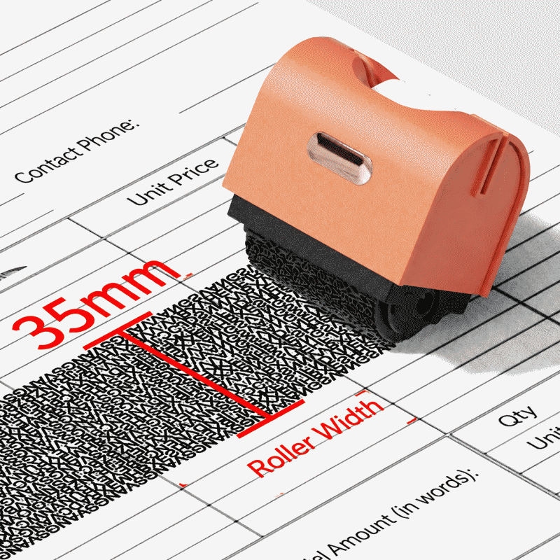 New product confidentiality seal roller, enlarged express delivery label coding pen, letter address, document information eraser