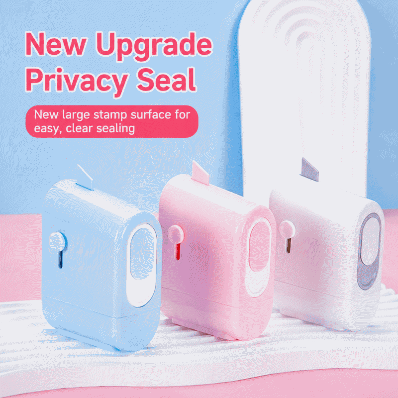 Confidential seal, large roller, privacy, personal information, smearing, garbled text, anti-leakage, elimination artifact