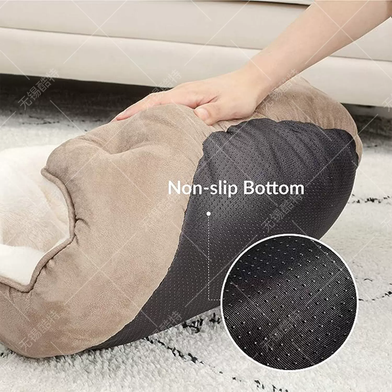 Winter warm round cat bed and dog bed, machine washable, small dog bed, pet bedding, new style