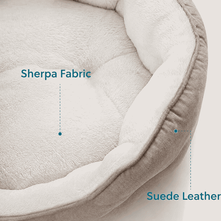 Winter warm round cat bed and dog bed, machine washable, small dog bed, pet bedding, new style
