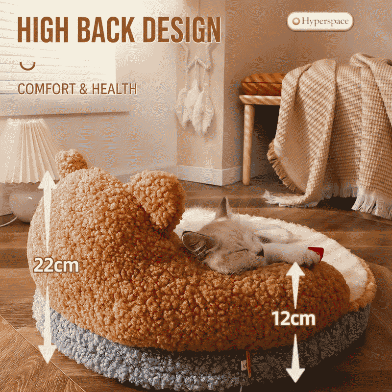 Cat bed for all seasons, winter pet bed, sleeping nest for cats, supplies for kittens, warm cat pad in winter