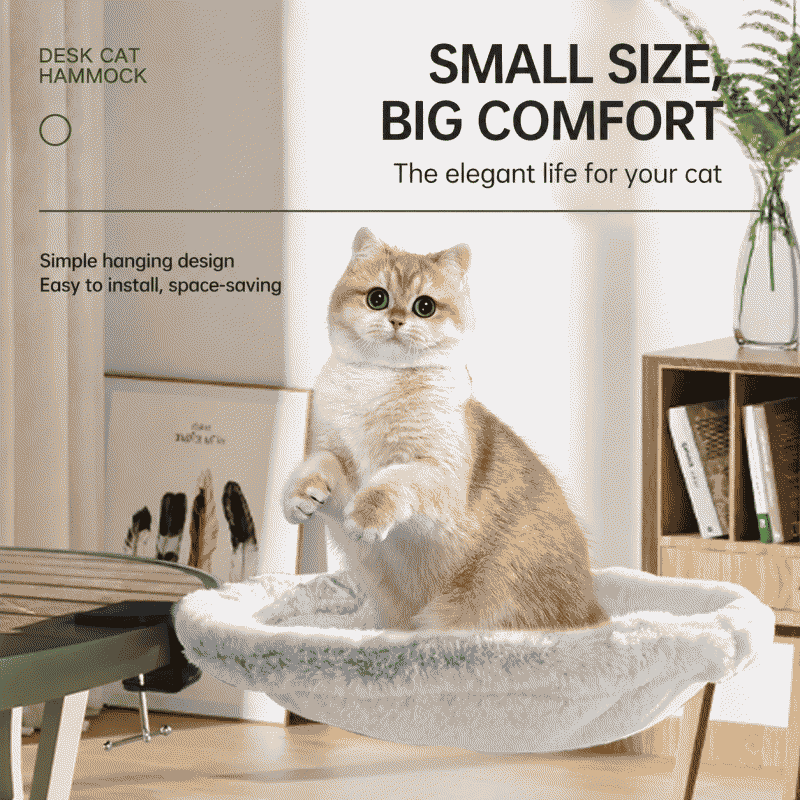 Cat desk hammock can replace cat tree, adjustable cat table bed cat bed pet supplies