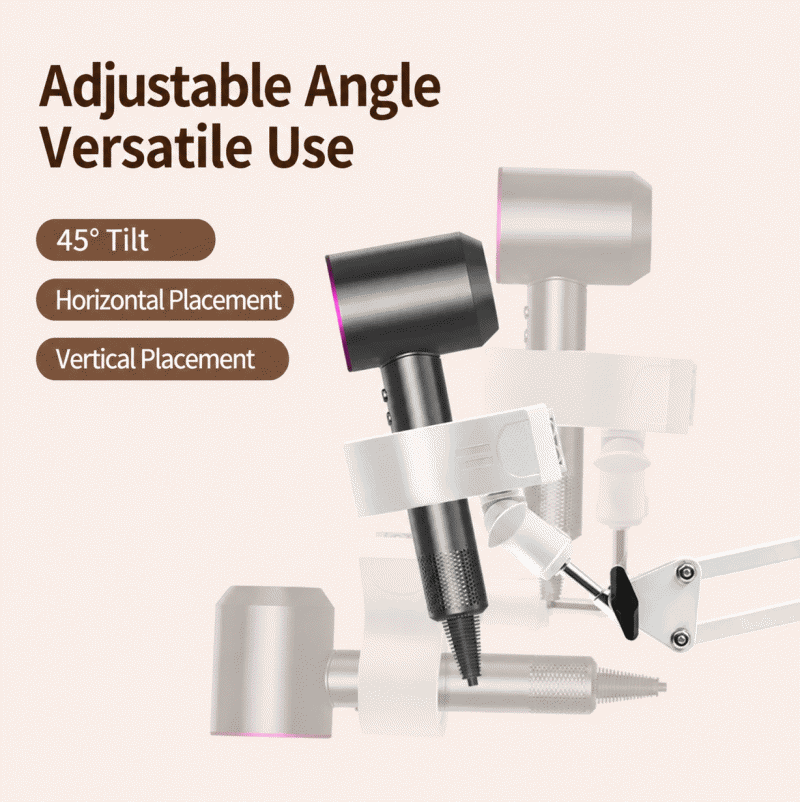 New style lazy person's hair dryer stand, floor-standing pet dog hair drying cantilever stand, salon hair dryer tube holder