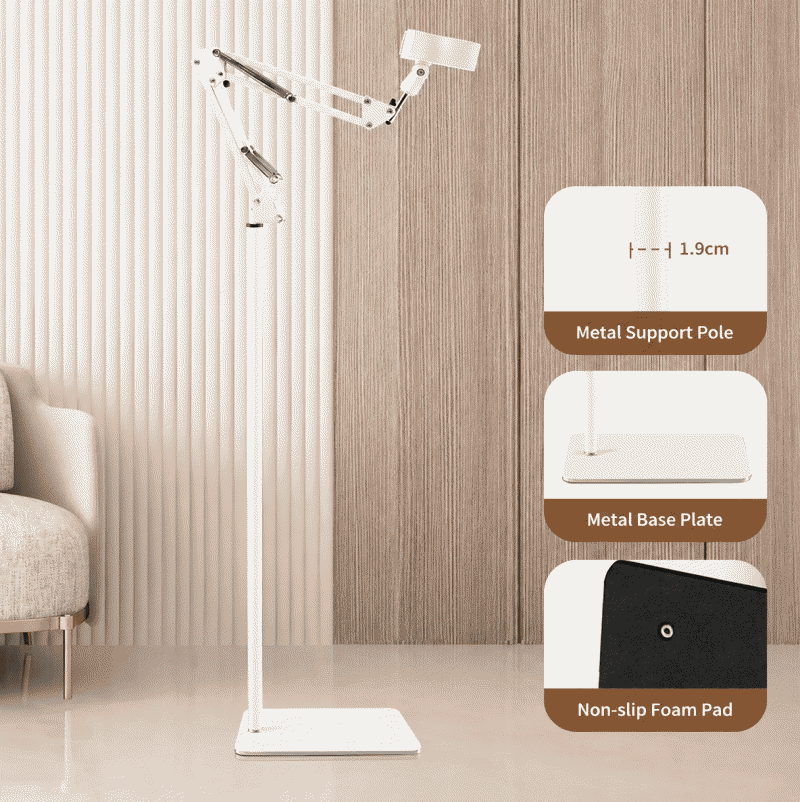 New style lazy person's hair dryer stand, floor-standing pet dog hair drying cantilever stand, salon hair dryer tube holder