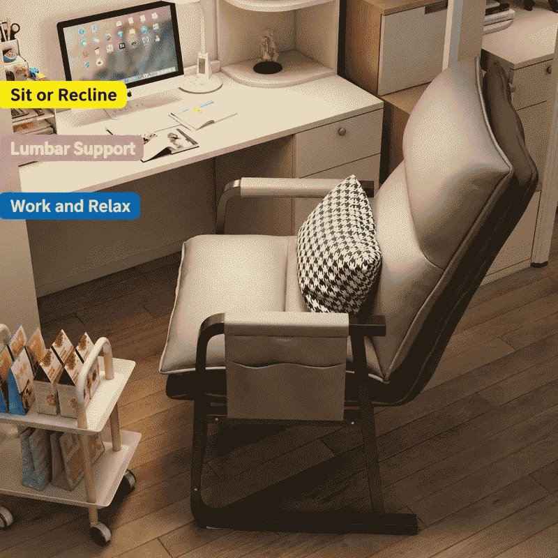 E-sports chair, foldable recliner for long-sitting, home and dormitory office chair, adjustable recliner, computer chair