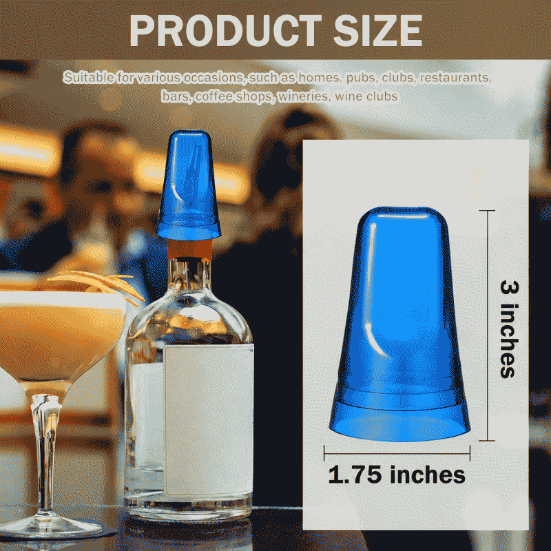 Dustproof cap for wine pourer, universal bottle pourer cap, wine bottle cap, wine bottle cap