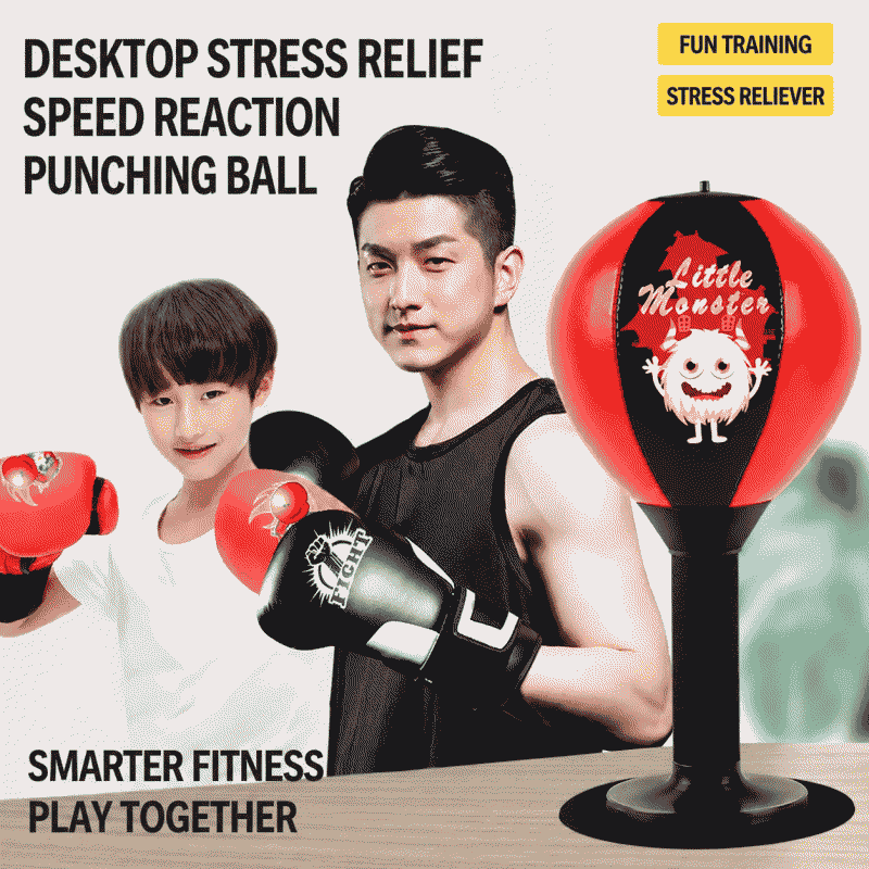 Desktop punching speed ball, adult stress ball, stress relief gadget, stress relief punching speed ball