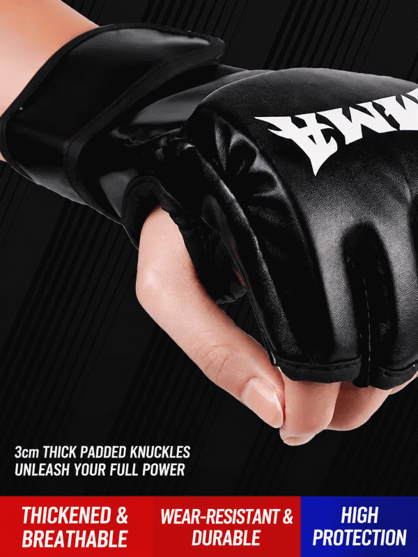Boxing gloves, Sanda gloves, Muay Thai gloves, adult half-finger boxing gloves, MMA gloves, UFC gloves, men's and women's gloves, adult punching bag gloves