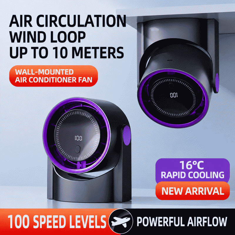 New style fan clip, large capacity rechargeable fan, natural wind fan, household fan, low noise electric fan