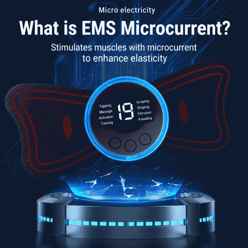 EMS pulse massage patch, intelligent, portable, multi-purpose electrotherapy mini massage device for shoulder, neck, cervical vertebra, and lumbar spine massage patch