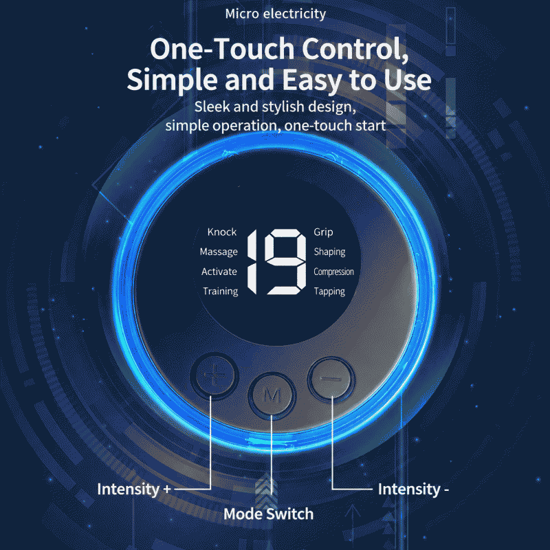 EMS pulse massage patch, intelligent, portable, multi-purpose electrotherapy mini massage device for shoulder, neck, cervical vertebra, and lumbar spine massage patch