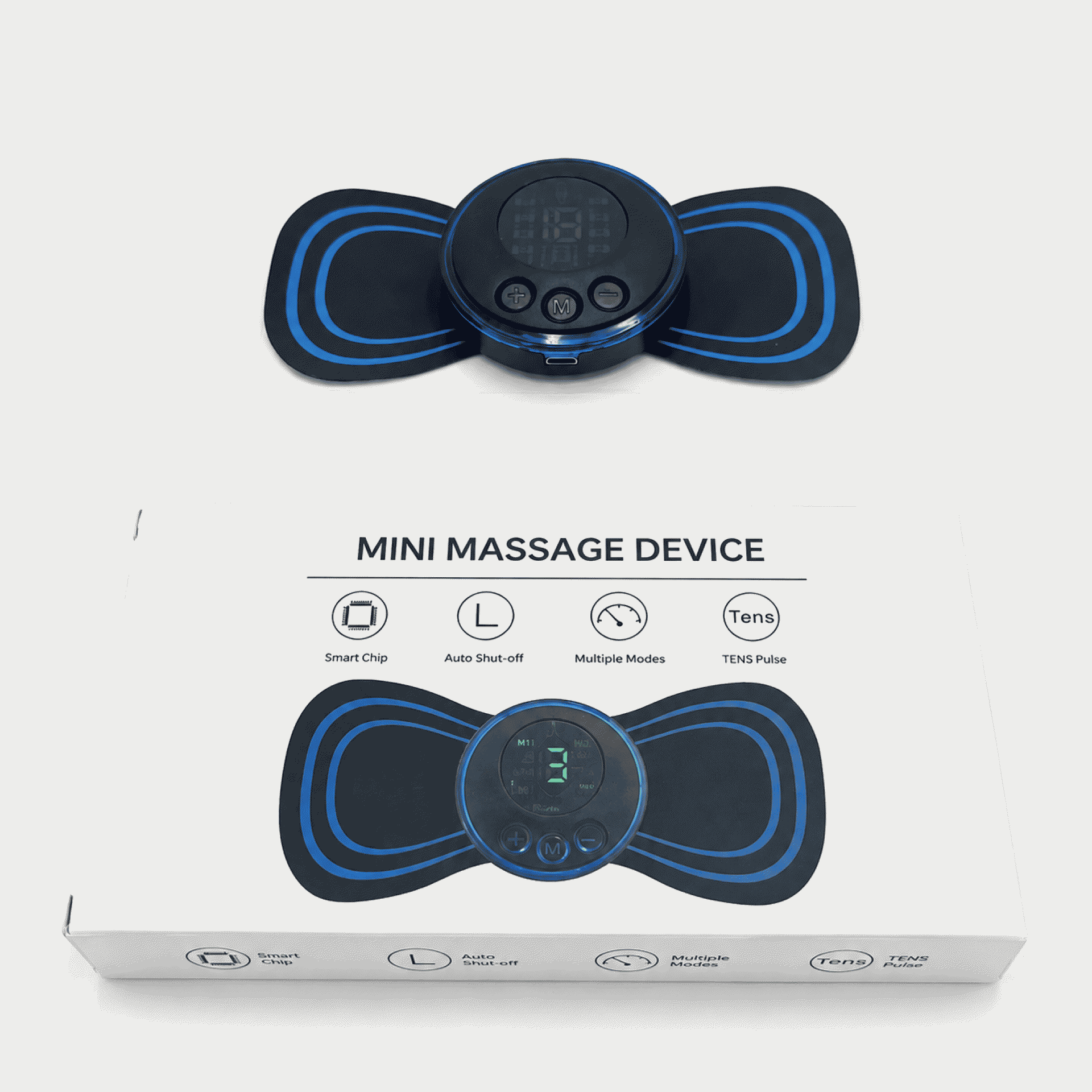 Cervical massage patch, EMS mini cervical massager, electronic pulse shoulder and neck massager