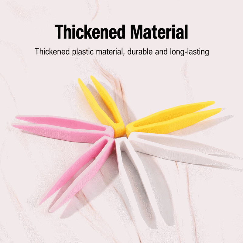 T diamond-shaped pointed tweezers 6/8/11cm, nail art tweezers, false eyelash tweezers, plastic tweezers