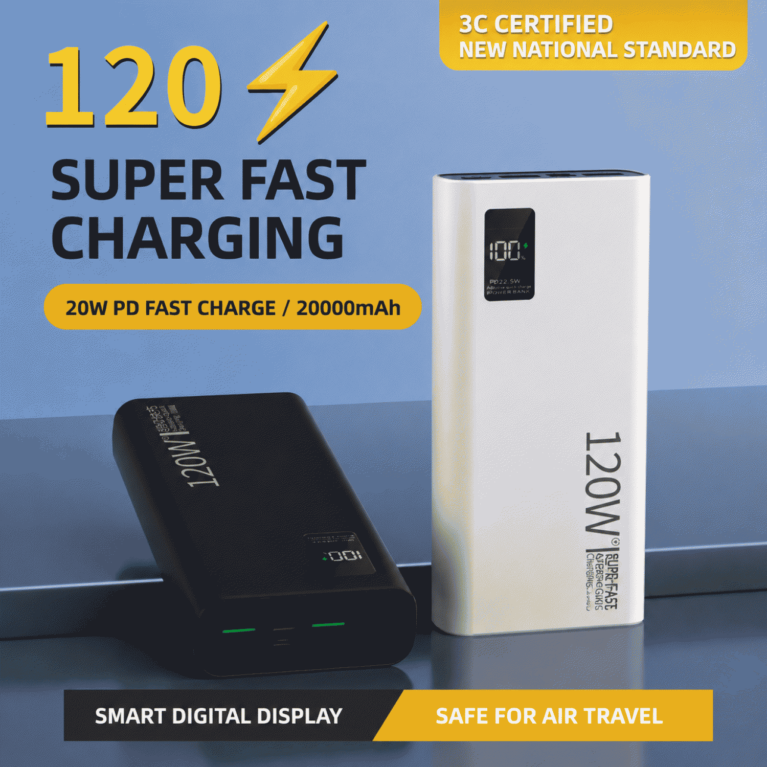XinKuaicharge Power Bank Flash Charge MAH Ultra-large Capacity Ultra-thin Lithium Battery Portable 5 Mobile Power Vivo
