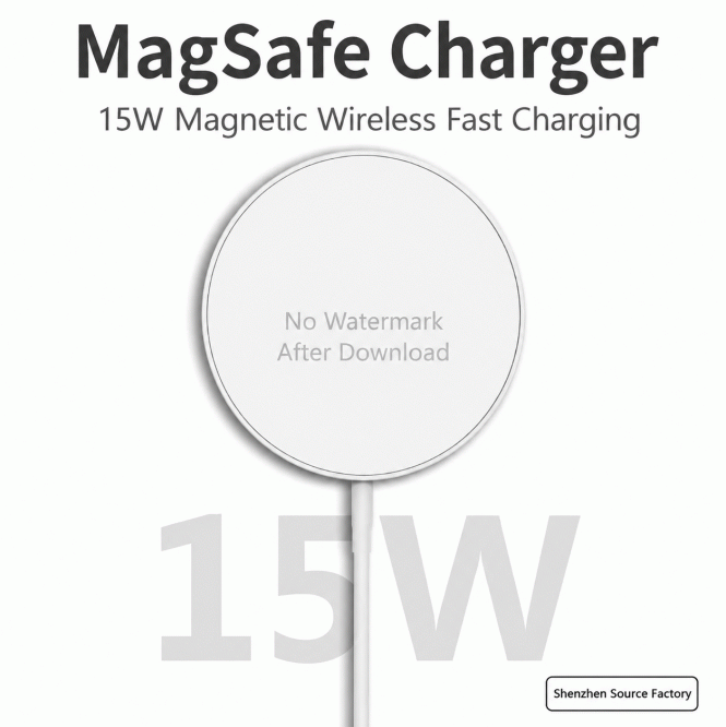 "Suitable for Apple PD15 wireless charging iPhone phone magnetic wireless charger fast charging digital wireless charging"
