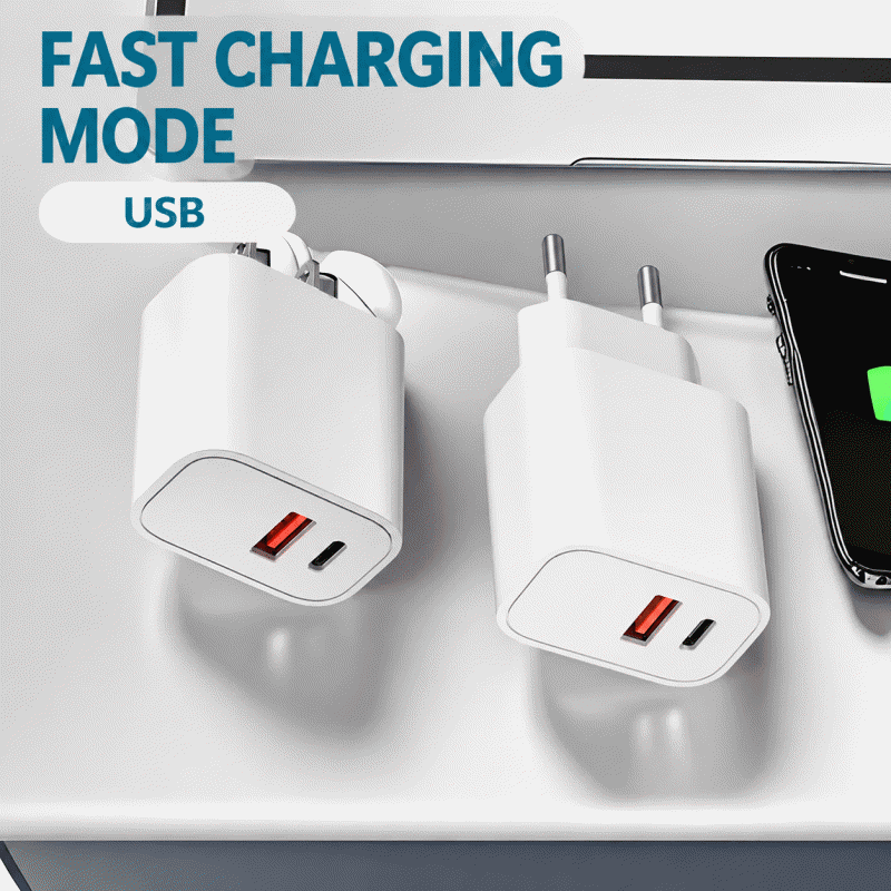 Mobile phone charging head, charger head, gallium nitride charger, suitable for Android and iPhone fast charging