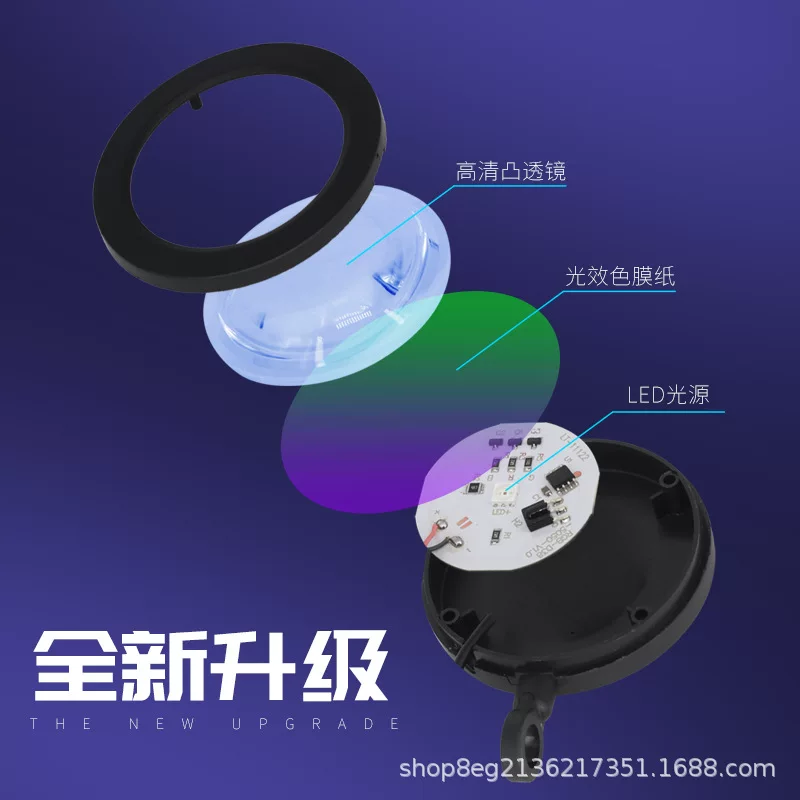 夕阳灯透镜日落灯网红客厅落地投影灯直播氛围灯直播补光灯