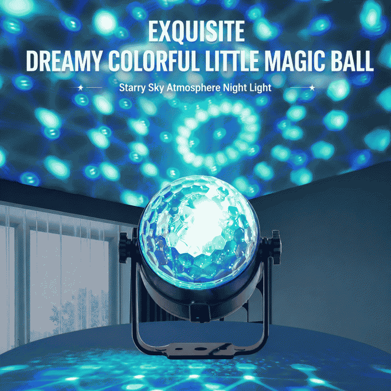 Christmas, Halloween, party, birthday atmosphere, crystal stand, magic ball, colorful rhythm, stage atmosphere light