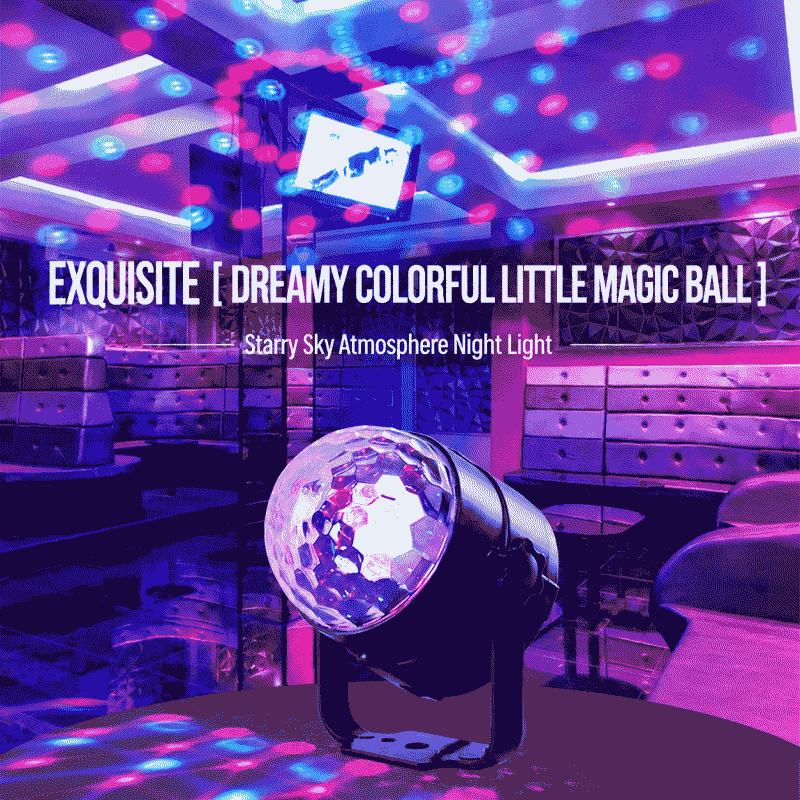 Christmas, Halloween, party, birthday atmosphere, crystal stand, magic ball, colorful rhythm, stage atmosphere light