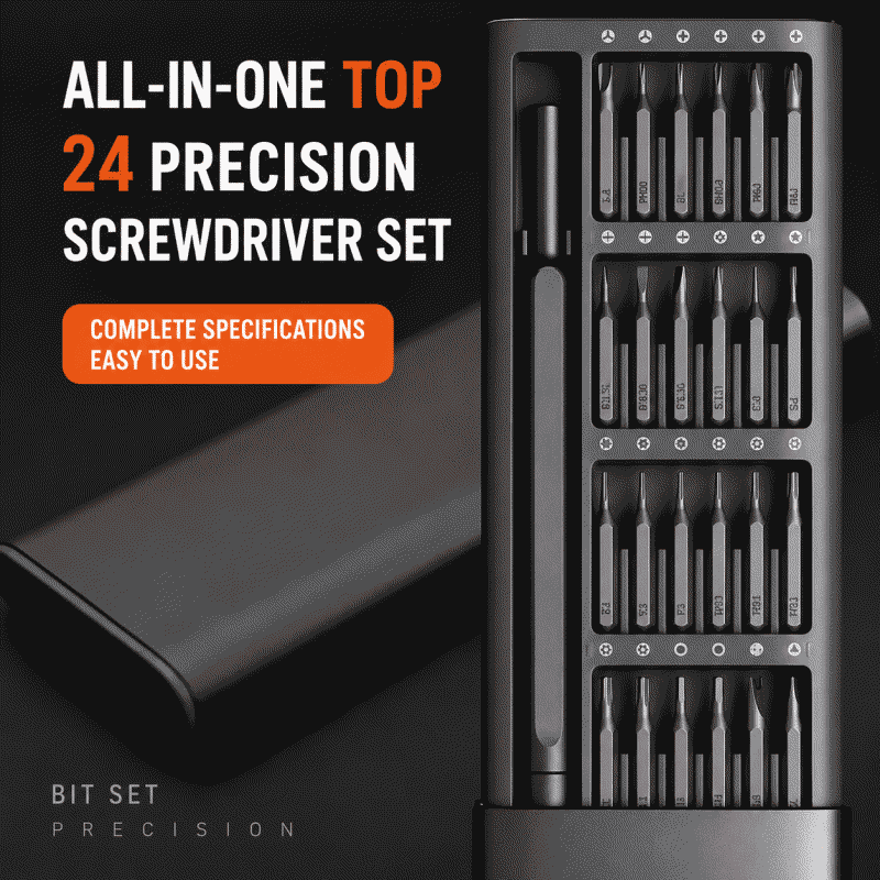 Screwdriver set, mobile phone, computer, laptop repair, disassembly tool, dust removal, household small screwdriver, professional repair