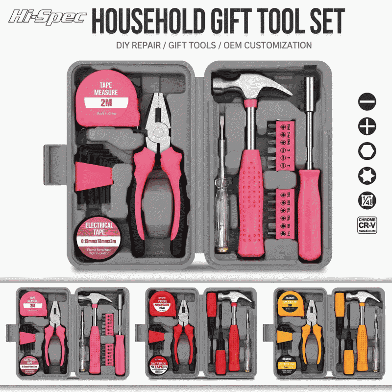Multi-functional household toolbox, complete set of hardware tools, manual tools, and repair tool set combination