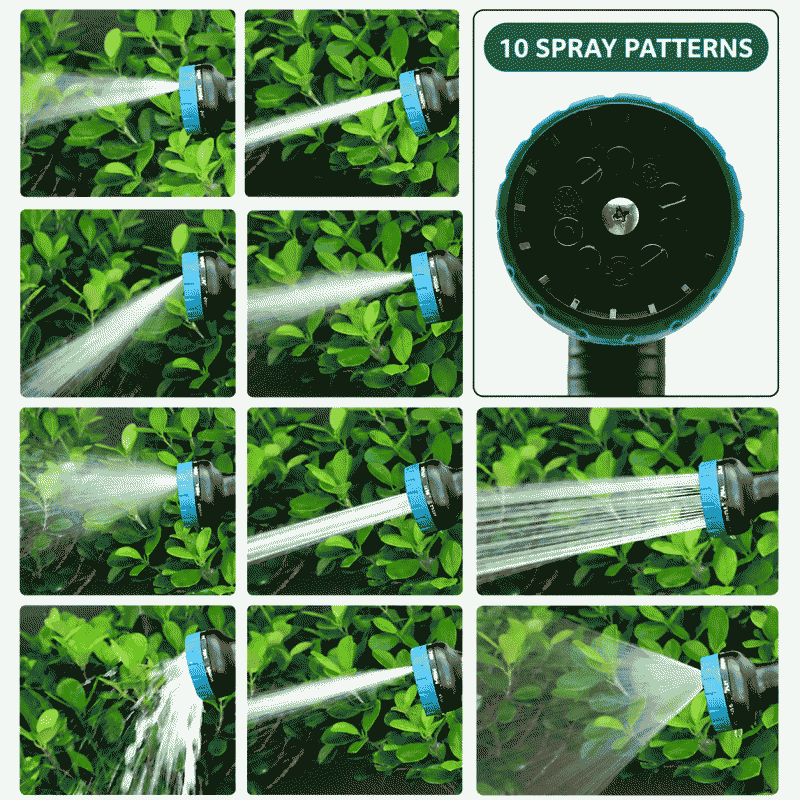 Summer garden household telescopic hose, high-pressure car wash, floor cleaning, agricultural and garden watering, garden watering, watering flowers, water gun