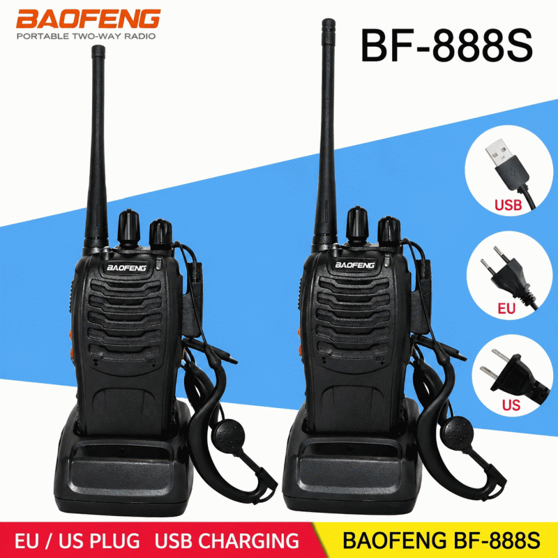 Baofeng BF-888S Consumer Outdoor Interphone with Chinese and English Broadcast System