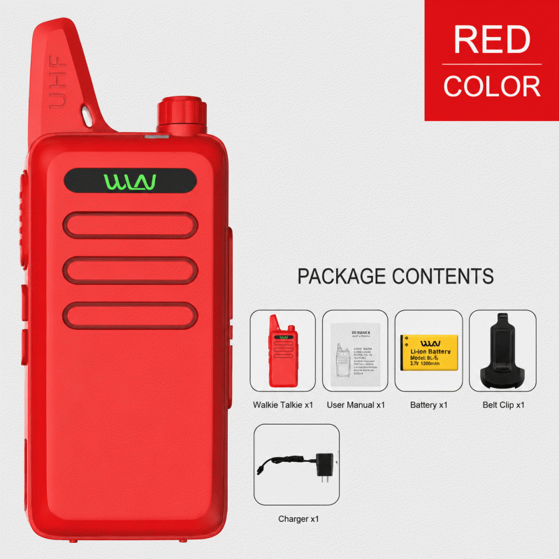 Kaili Wali Neng KD-C1 Mini Walkie-Talkie, Civilian Thin Type, High Power