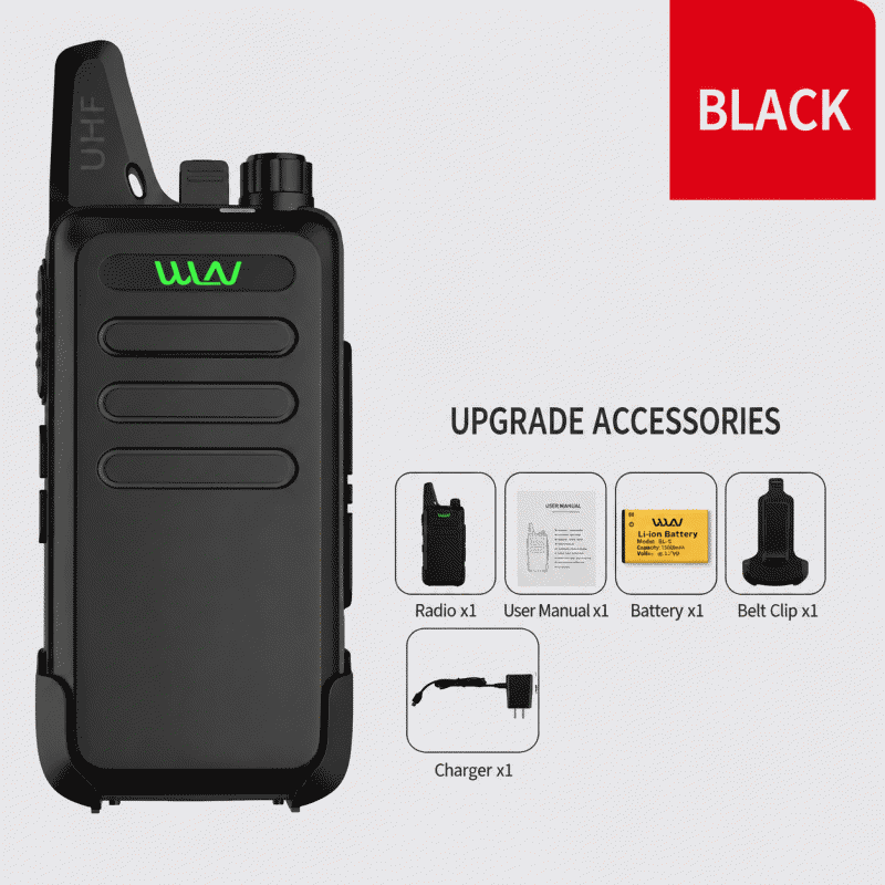 Kaili Wali Neng KD-C1 Mini Walkie-Talkie, Civilian Thin Type, High Power