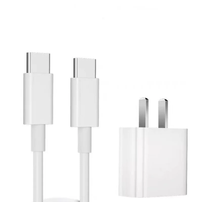 Compatible with iphone14 charger, dual Type-C data cable, PD20W/30W fast charging set, and iPhone 15 charger