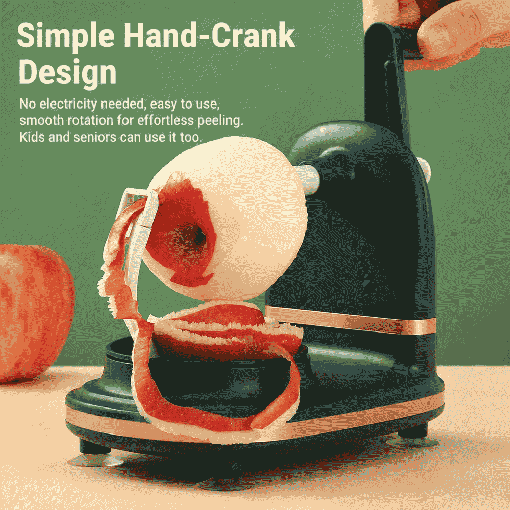 Hand-cranked apple peeling gadget, household automatic peeler, scraper, fruit peeling machine, apple peeling gadget
