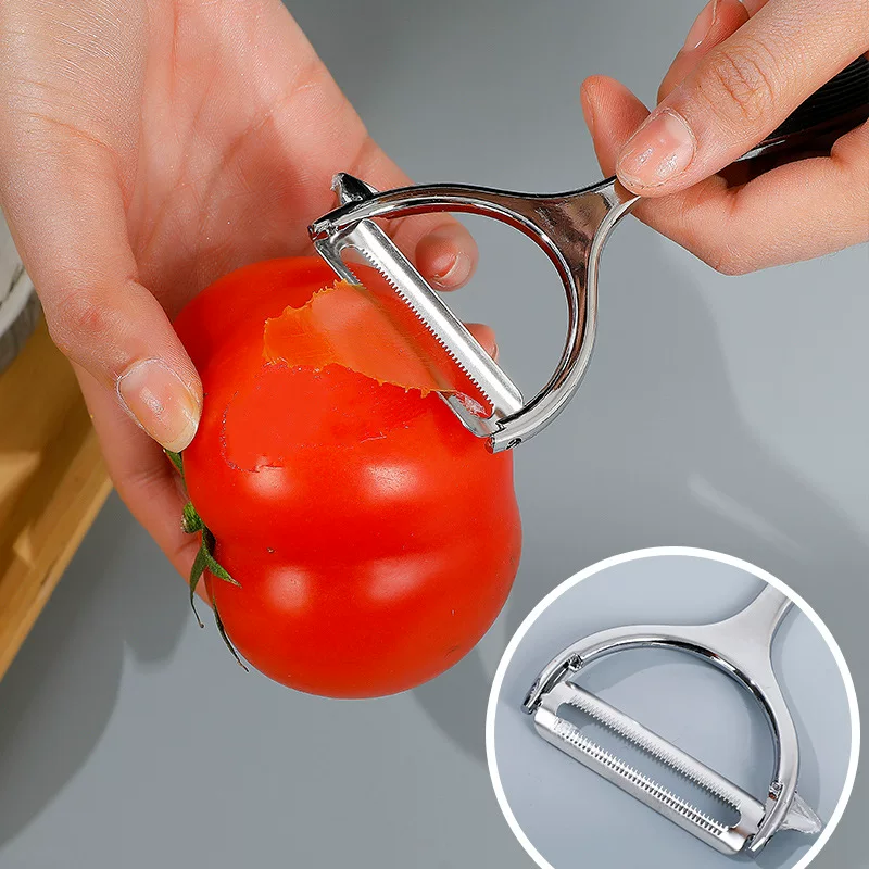 Stainless steel peeler, household planer, potato peeler, fruit peeler, kitchen multi-functional fruit knife, a magic tool