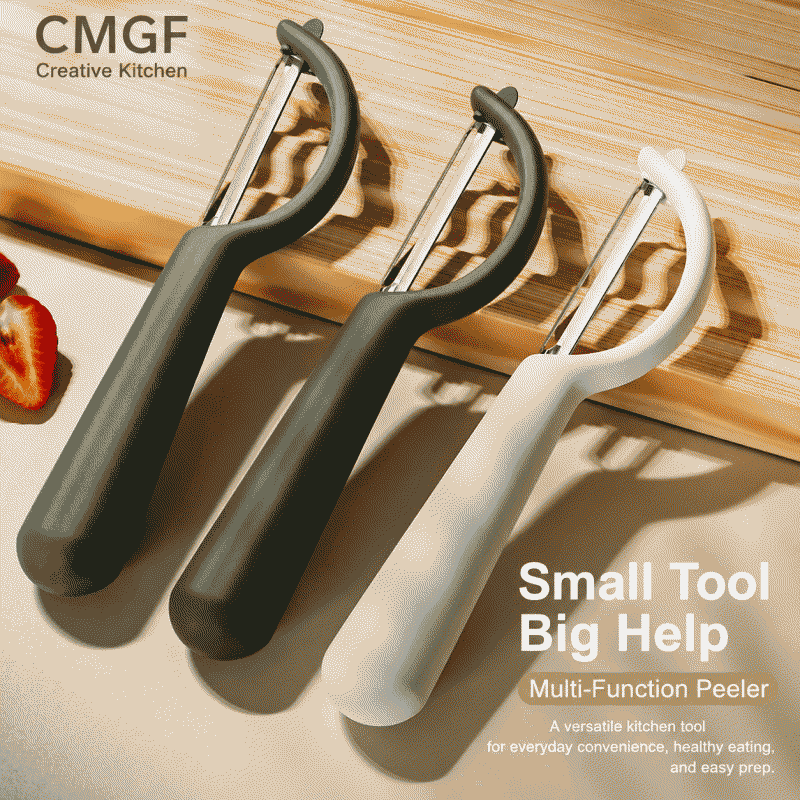 Peeling knife, scraping knife, kitchen household stainless steel multi-function potato peeling tool
